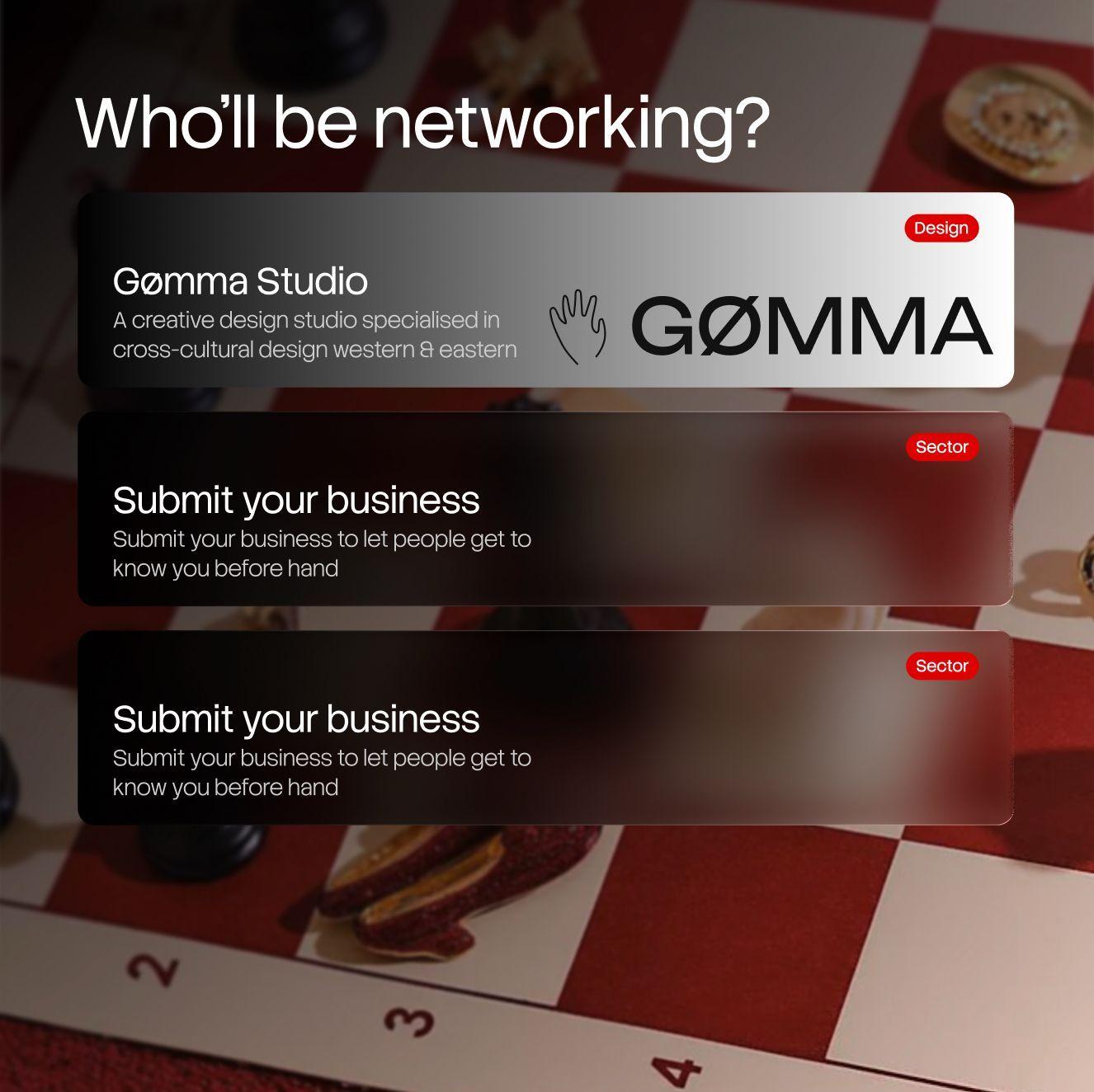 Who'll be networking at BarCamp Hua Hin — Gømma Studio and open business slots